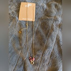 Pink and gold new Plunder necklace
